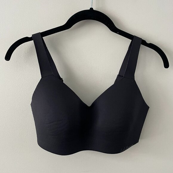 Lululemon Hold True Adjustable Strap Seamless Yoga Activewear Bra Black 32DD - Picture 2 of 6